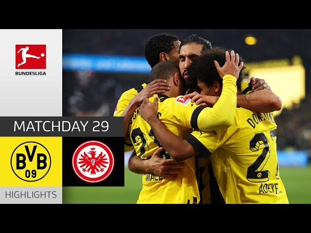 BVB on TOP of the League! | Borussia Dortmund - Frankfurt 4-0 | Highlights | Bundesliga 2022/23