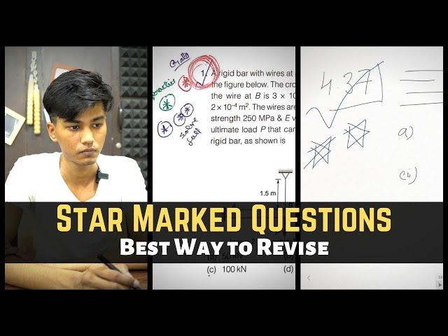 The Concept of Star Marked Question | Have a Perfect Revision