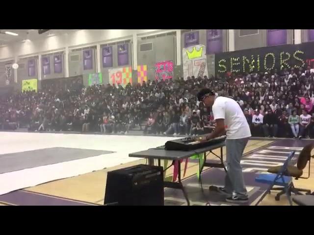 “STILL DR DRE ”  PIANO HIGH SCHOOL RALLY !!! (BLACKLIGHT HIGH SCHOOL RALLY