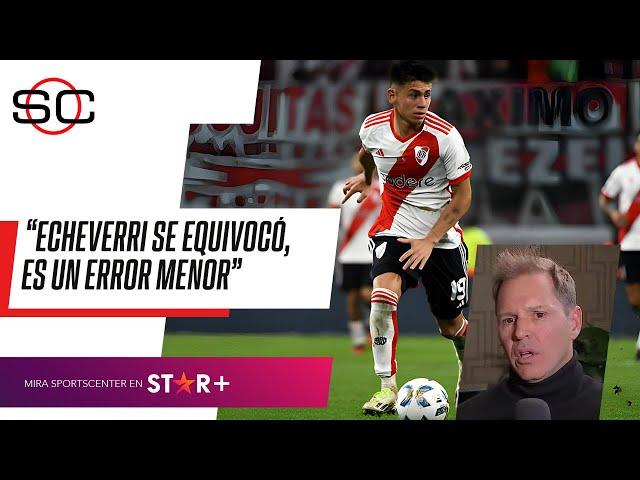 "ECHEVERRI TUVO UNA ACTITUD POSITIVA CON RIVER": la palabra de Brito, mano a mano con #SportsCenter