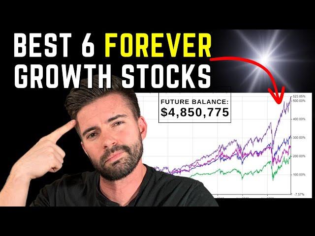 Here is the PERFECT growth portfolio to make you RICH (Faster!): 6 Best Growth Stocks FOREVER