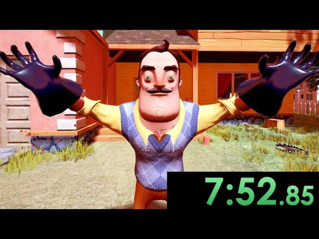 Speedrunning Every Hello Neighbor Alpha