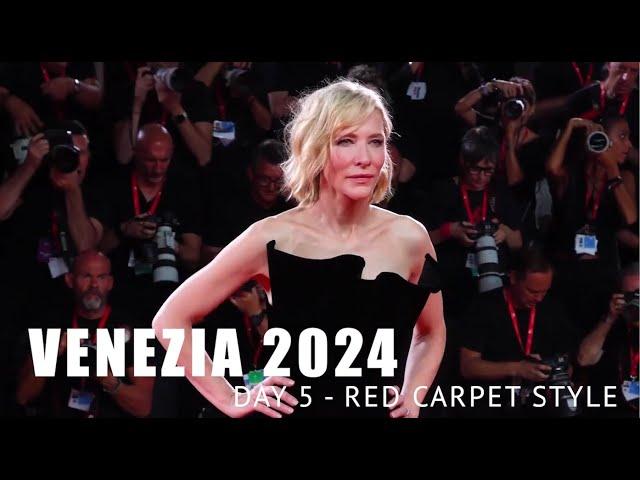 VENEZIA FILM FESTIVAL 2024 | Day 5 Red carpet Style- 4K