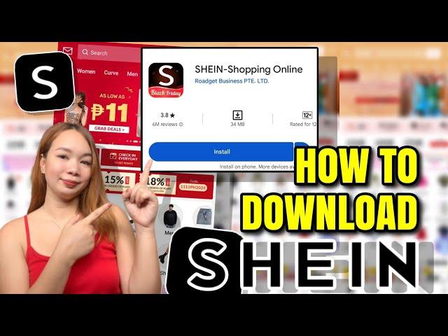 PAANO MAGDOWNLOAD NG SHEIN APP | Riencyll Cabile