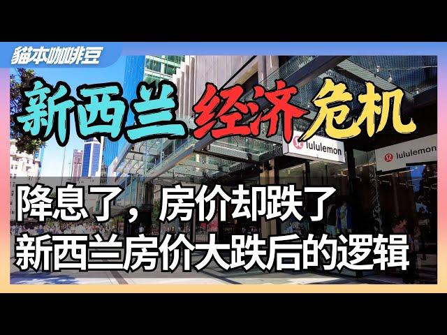 2025新西兰经济危机全面爆发？澳新移民争夺战 | 房价连跌9个月 GDP支柱产业房地产暴跌 年轻人集体逃离 | 新西兰前两次房价高峰 | 澳洲与新西兰移民生活深度分享 | 墨尔本 | 猫本咖啡豆