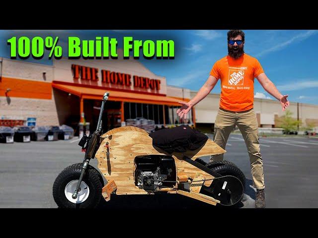 I Built a Motorcycle from Home Depot Parts