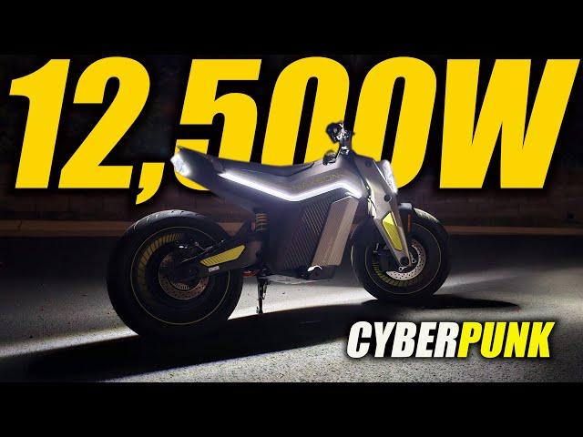 Naxeon I AM 12,500W CYBERPUNK BEAST Electric Motorcycle