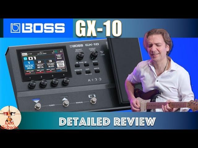 BOSS GX 10: Detailed Review (with brand new demo Song) and how to accomplish your artistic goals...