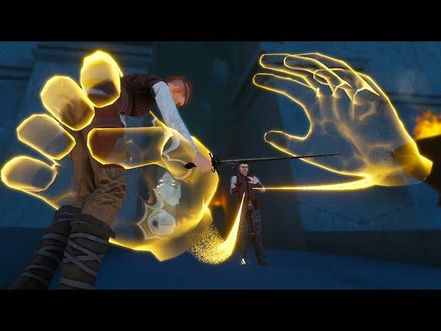 THIS NEW MAGIC HAND SPELL IS INSANE in Blade and Sorcery VR