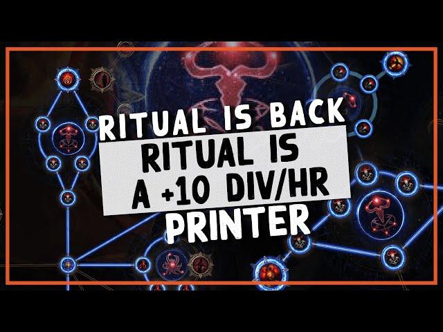 3.25 | RITUAL FARMING IS BACK AND ITS PRINTING MONEY - Path of Exile Ritual Money Making Guide