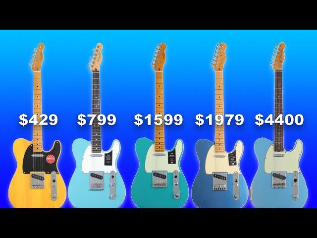 5 Telecasters Compared - My Top Pick May or May Not Surprise You