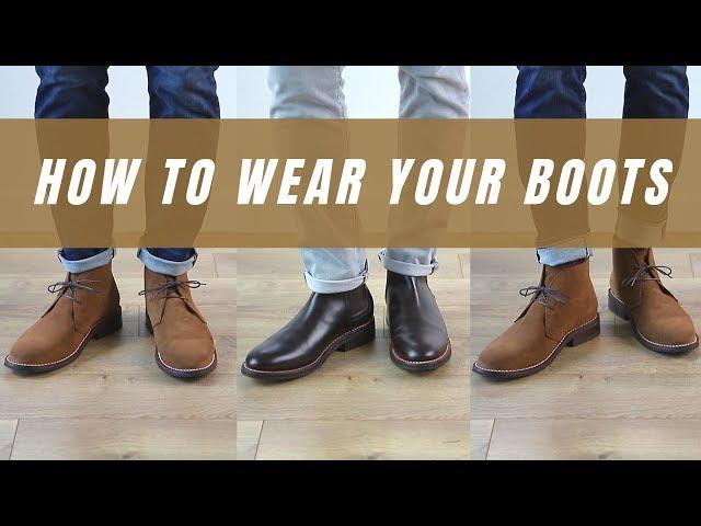 How To Wear Your Boots With Chinos and Jeans