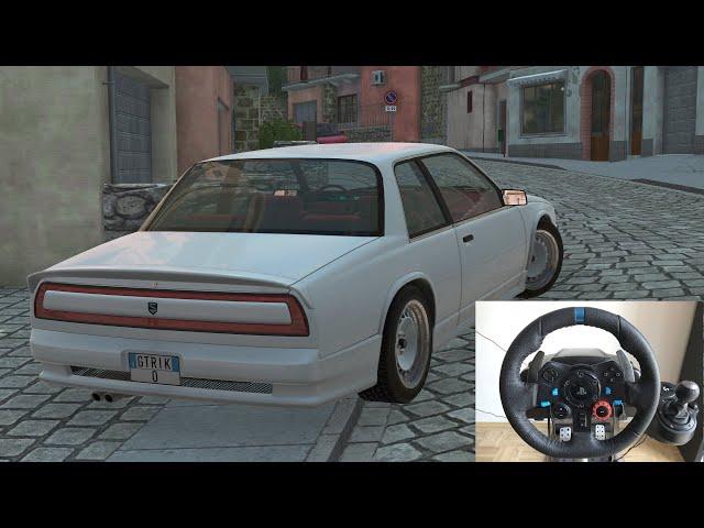 Realistic City Drive in Italy POV | Logitech g29 + shifter | BeamNG Drive