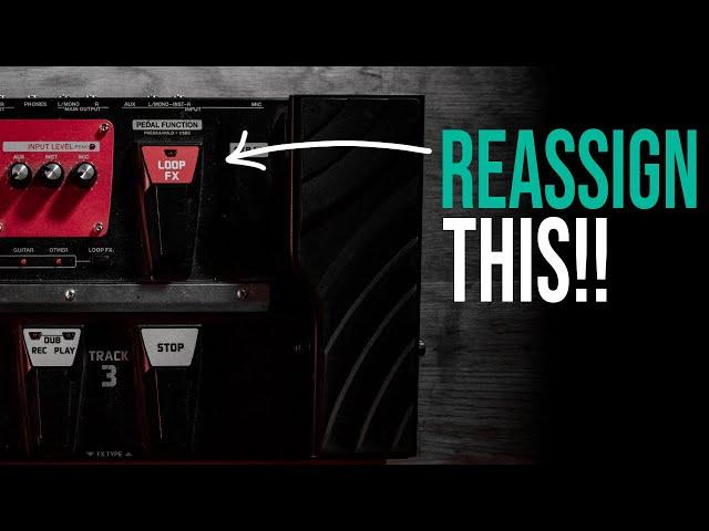 How To Unlock A Secret Extra Pedal On The BOSS RC-300 - Tutorial