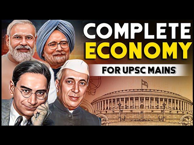 Complete Economy For UPSC Mains in 1 Video  | Most Important part of UPSC Mains Syllabus | OnlyIAS