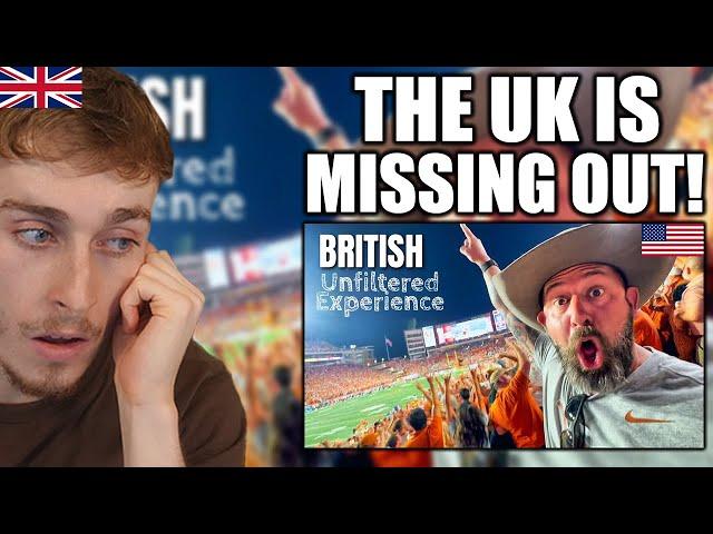 Brit Reacts to British People's First SEC Football Game - TEXAS vs GEORGIA