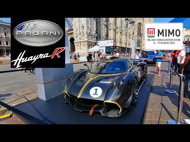 Milan: PAGANI HUAYRA R | MIMO 2022 | MILANO