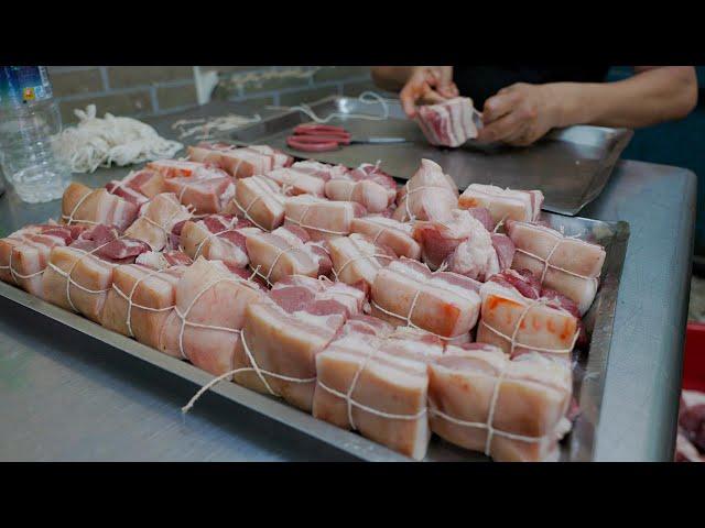 Spectacular ! 4 Taiwanese Pork Cuisine Street Food ,Pork Leg, Hock, Feet Dishes Making / 豬腳蹄、腿庫合集