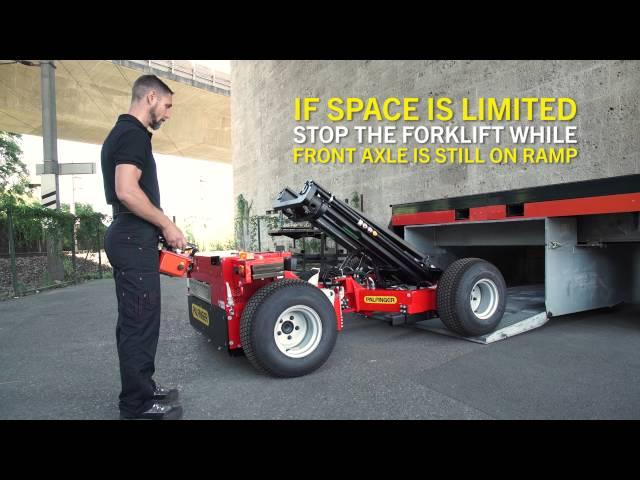 PALFINGER Service - Truck Mounted Forklift BM Operator Video (English, deutsche Untertitel)