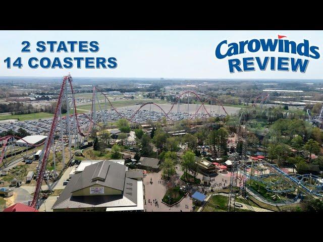 Carowinds Review, Charlotte's Cedar Fair Amusement Park | 2 States, 14 Coasters