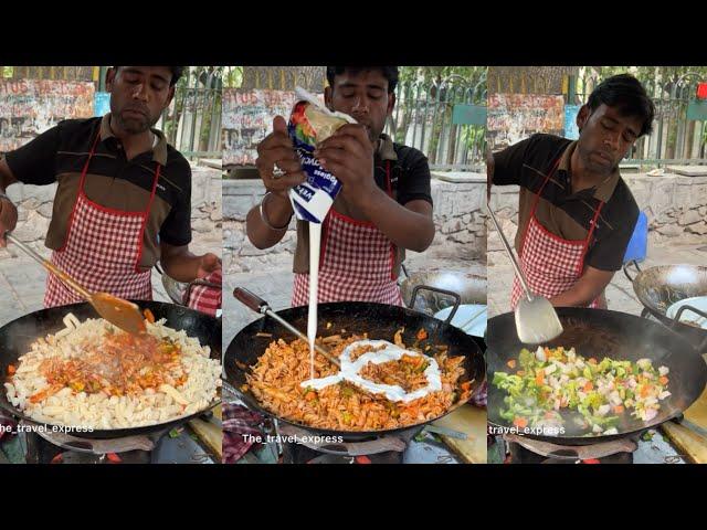 Cafe Style Red Sauce Pasta just ₹80/- only | Indian Street Food