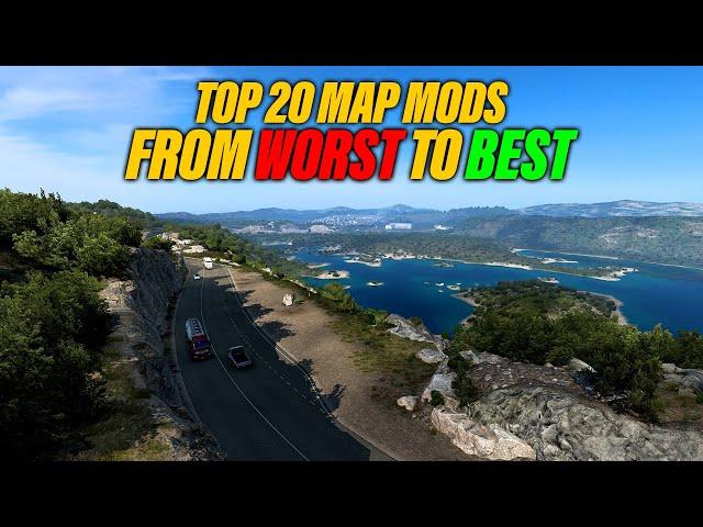 Ranking Top 20 Map Mods From Worst to Best in ETS2 | ETS2 Mods