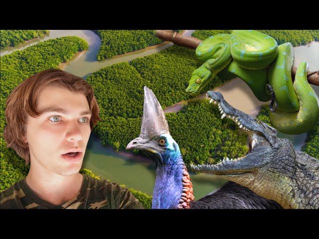 Surviving 3 DAYS With Australia's Most Dangerous Animals! (Crocodile/Cassowary)