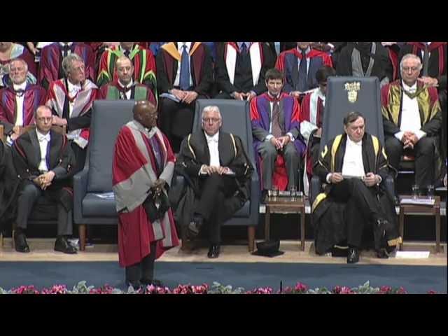 Desmond Tutu - Honorary Degree - University of Leicester