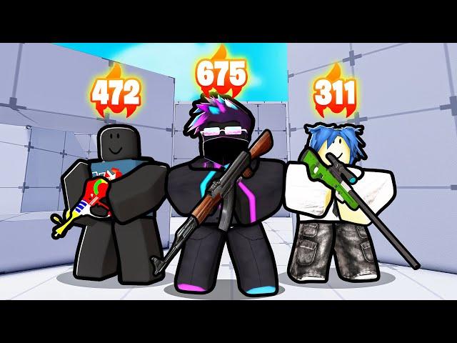 I played with THE #1 SQUAD in Roblox Rivals!