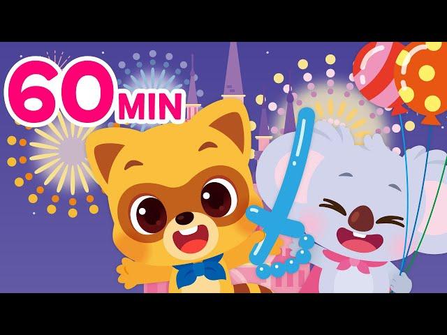 Hello Song + More Nursery Rhymes + Theme Park + Animal Song + Vehicle Song + Job Songs | For Kids