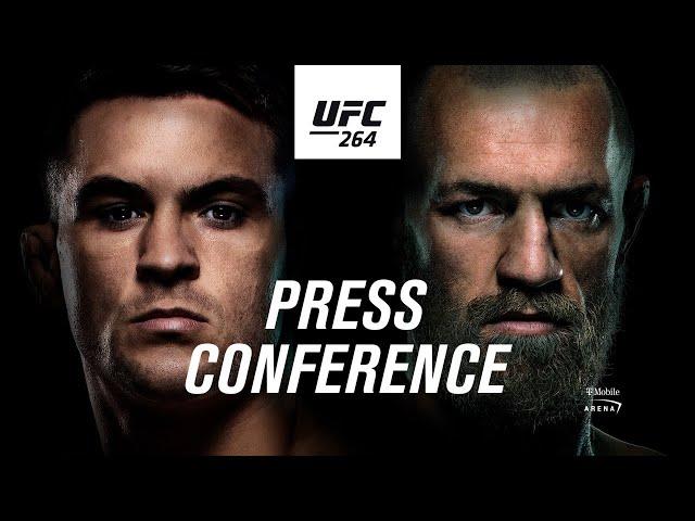 UFC 264: Pre-fight Press Conference | Poirier vs McGregor 3