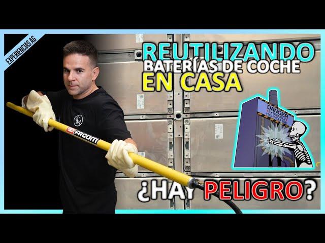 ¿Es PELIGROSO usar esto en CASA? |  CÓMO REUTILIZAR las BATERÍAS de los ELÉCTRICOS  