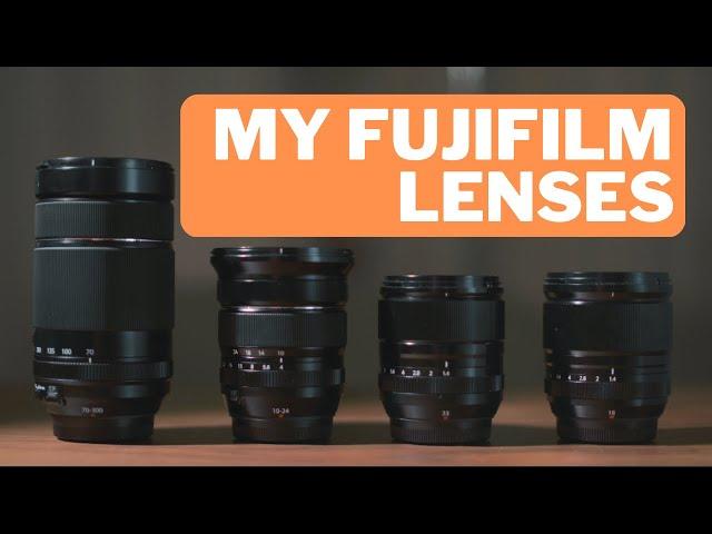 ALL My FUJIFILM LENSES and HOW I Use Them - One BIG change in 2023