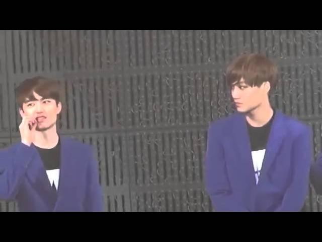 Baekhyun makes D.O. angry and Kai be jealous from Suho XD [Exo]