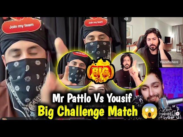 Big Challenge Match Mr Pattlo Vs Yousif TikTok Live Match | Mr Pattlo TikTok Live Match