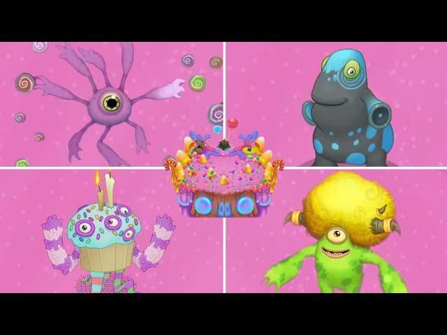 Candy Island All Monsters Sounds And Animations ( Only Available ) ~ The Lost Landscapes