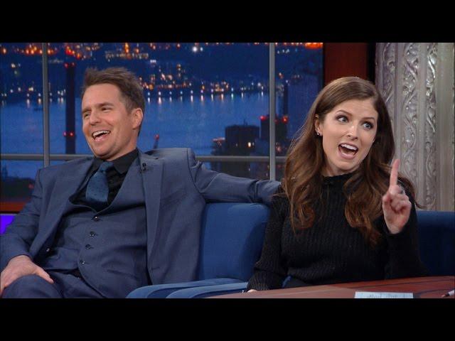 Anna Kendrick and Sam Rockwell Had To Make Out Vigorously