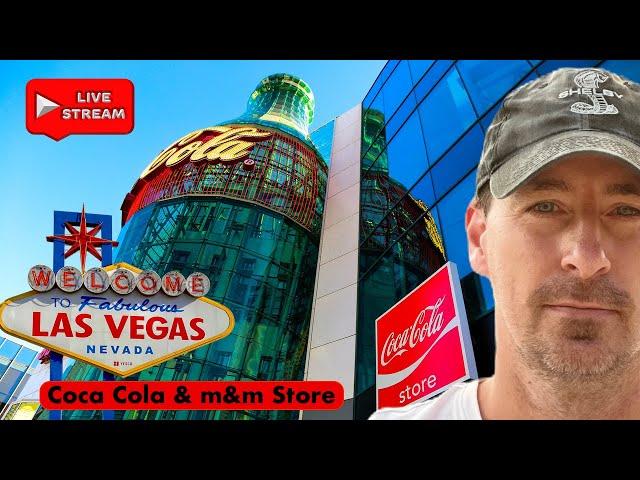 Las Vegas Live Stream - Coca Cola Store & M&M World am Las Vegas Blvd.