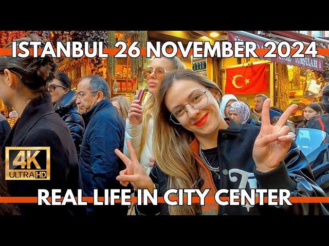 Istanbul Turkey 2024 City Center 4K UHD Walking Tour,travel guide,tourist attractions,Markets,Shops