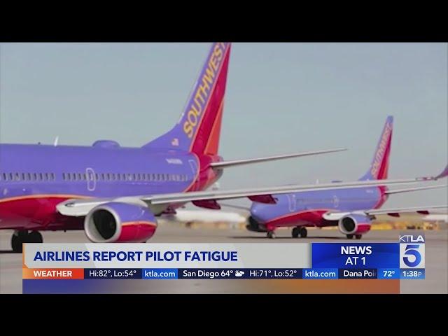 Airlines report pilot fatigue