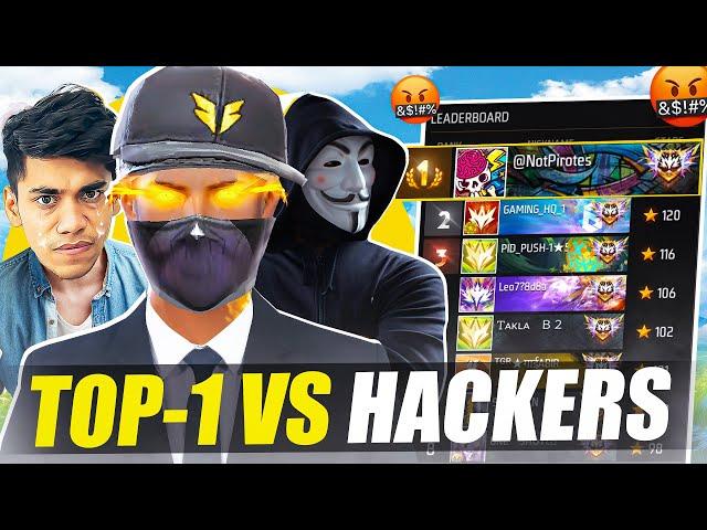 Clash Squad Top-1 Vs 4 Players Hacker Squad  How to Win? - Garena Free Fire 