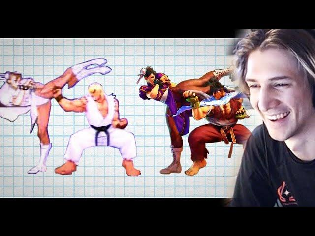 xQc Reacts to Analysis: The Consequences of Reducing the Skill Gap | Core-A Gaming | xQcOW