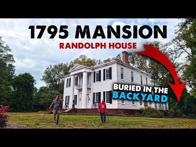 Metal Detecting 1795 Mansion - All The Treasure Was Buried In The Backyard!