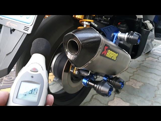 Honda forza125! Akrapovic !