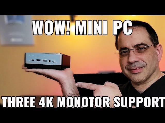 Best 2021 Mini PC from Minisforum U820 Windows Pro and 3 4k Monitors