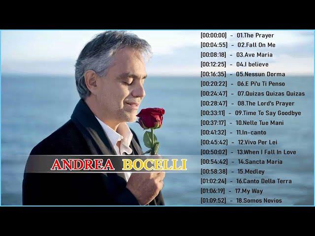 Andrea Bocelli Greatest Hits Full Album - Andrea Bocelli New Songs 2021