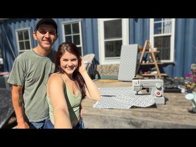 Restoring Our DESTROYED Camper | DIY Upholstery for CHEAP | Living Off the Grid