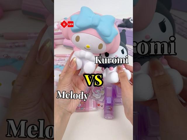 #kuromi vs #mymelody make your choice #iigen #sanrio #stationery #artandcraft #cute #kawaii #shorts