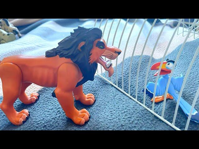 The Lion King toy version part 12: Scar and Zazu