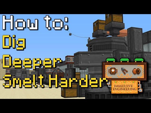 How to: Immersive Engineering | Excavator & Arc Furnace (Minecraft 1.16.5)